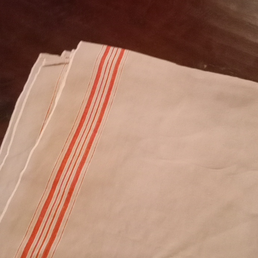 Vintage German Linen Mangle Cloth